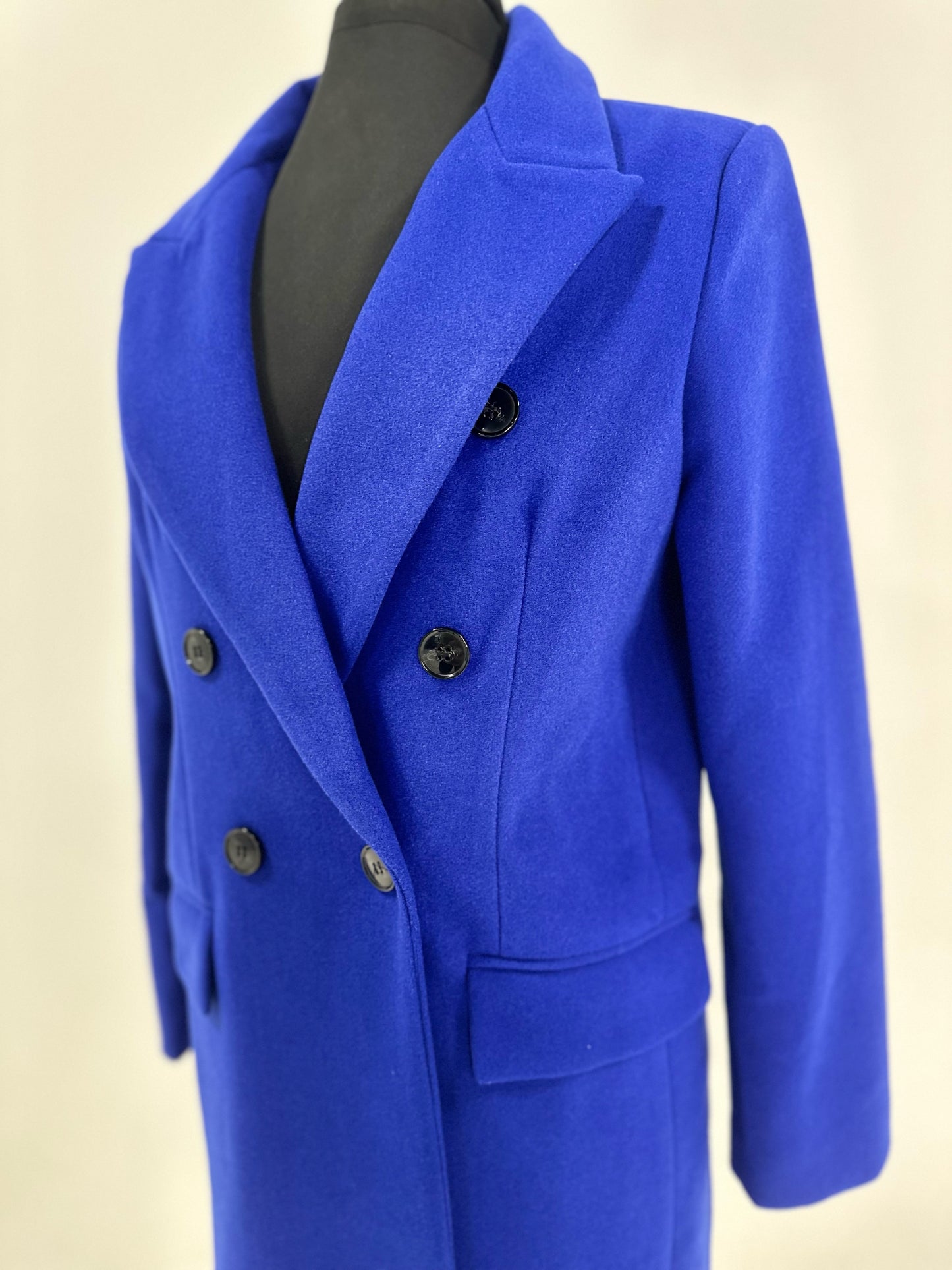 Shay Coat- Electric Blue