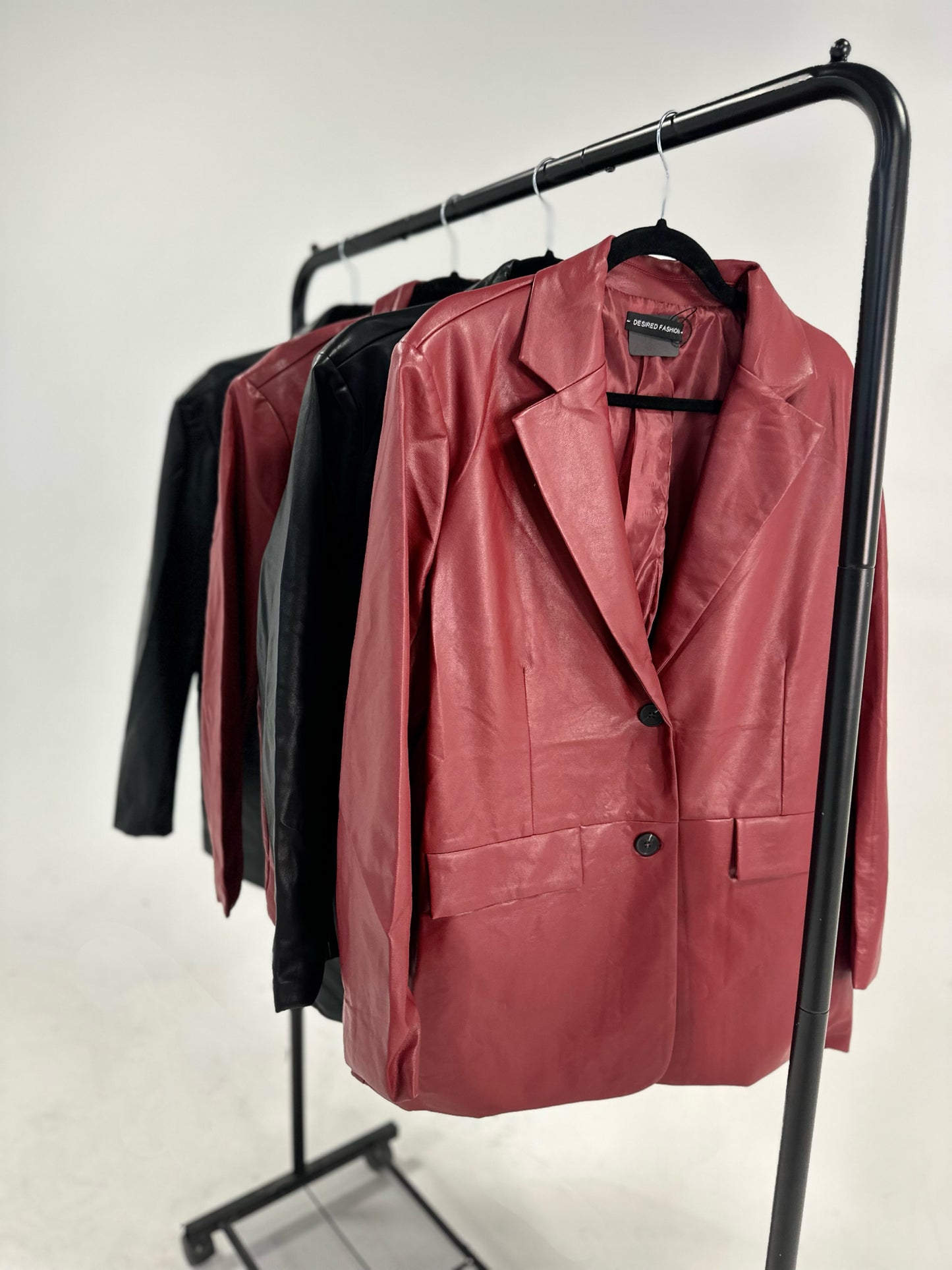 Michelle Blazer-Dark Red