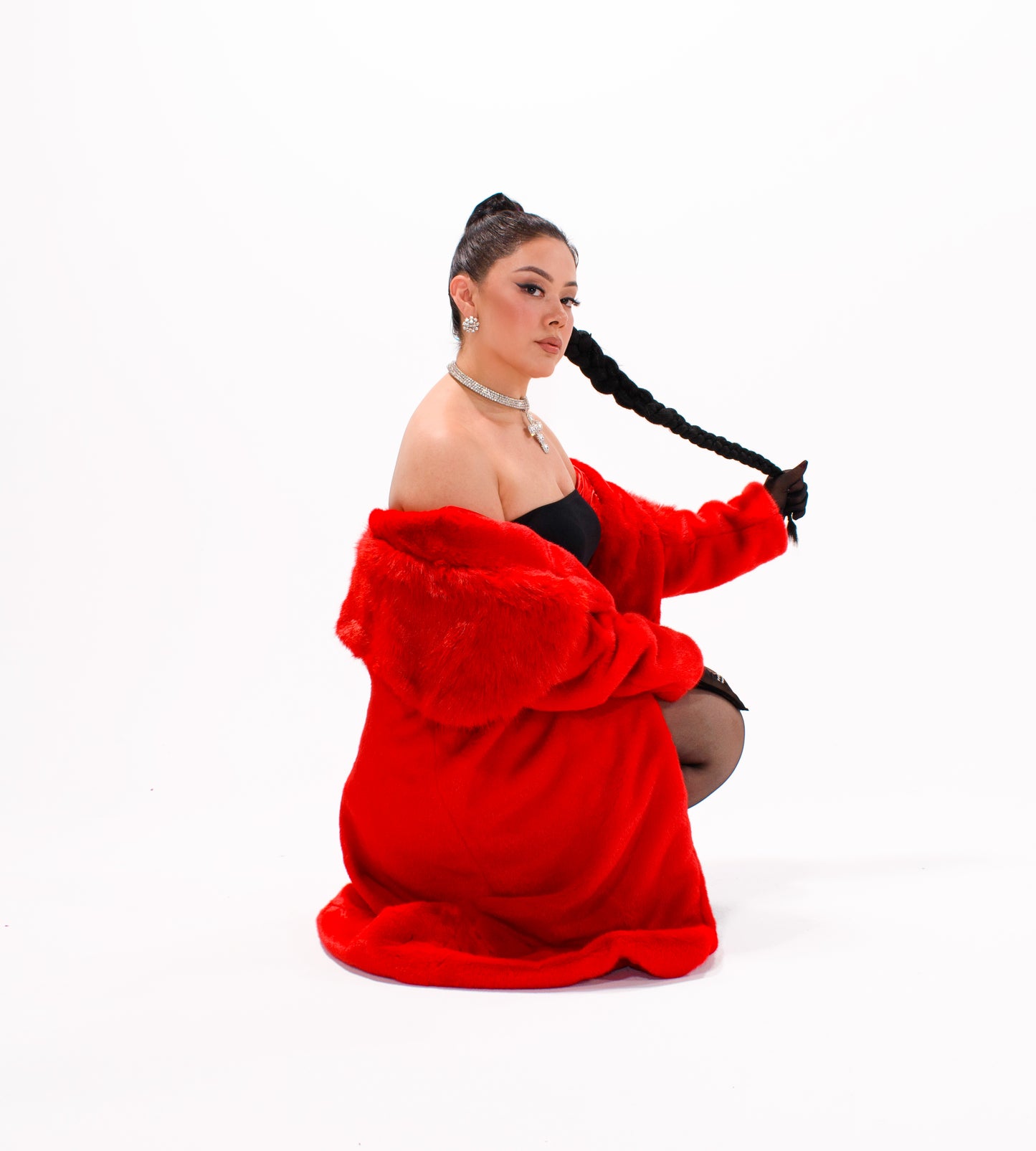 Esmeralda Coat-Red