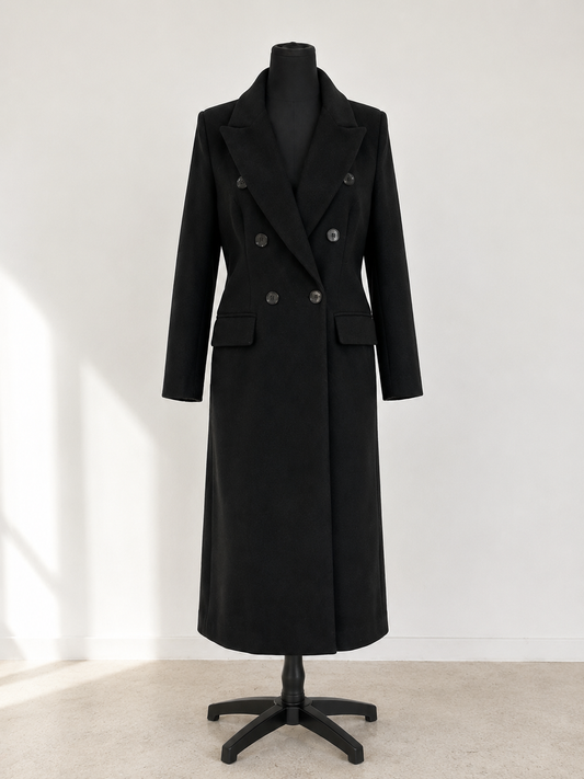 Shay Coat- Black