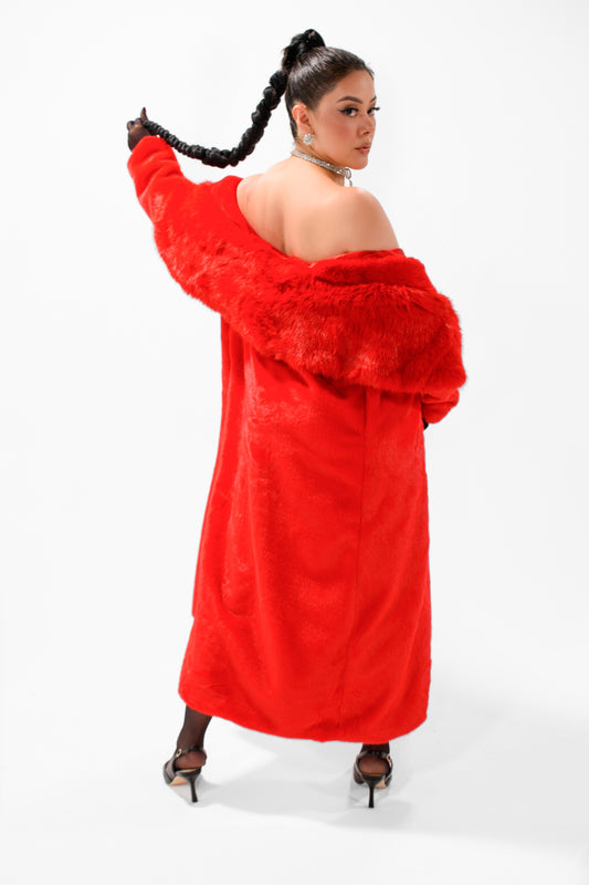 Esmeralda Coat-Red
